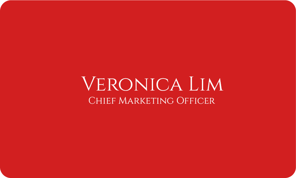 Red Matte/Glossy NFC Card (Contactless business card)